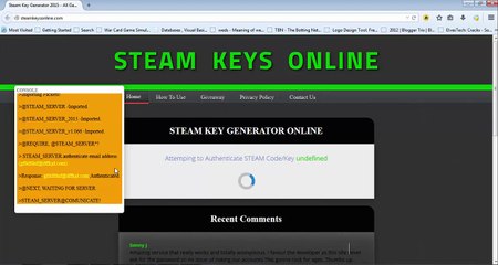 online key generator